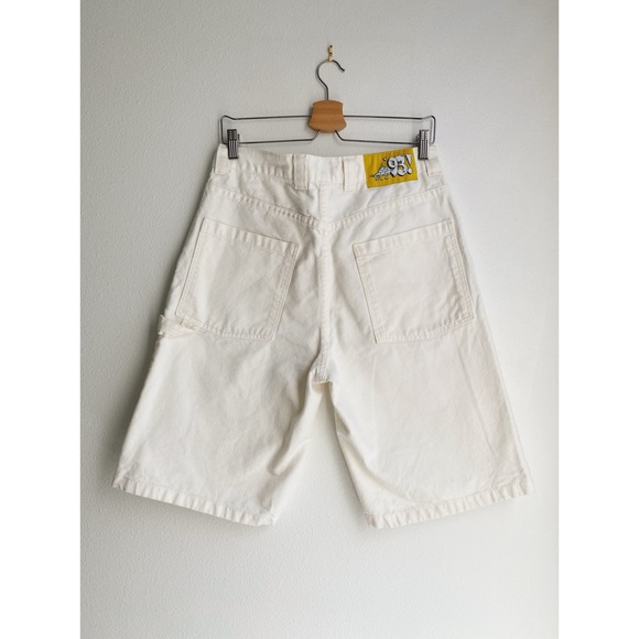 Polar Skate Co. ’93 Canvas Shorts // Ivory Denim - Picture 5 of 16